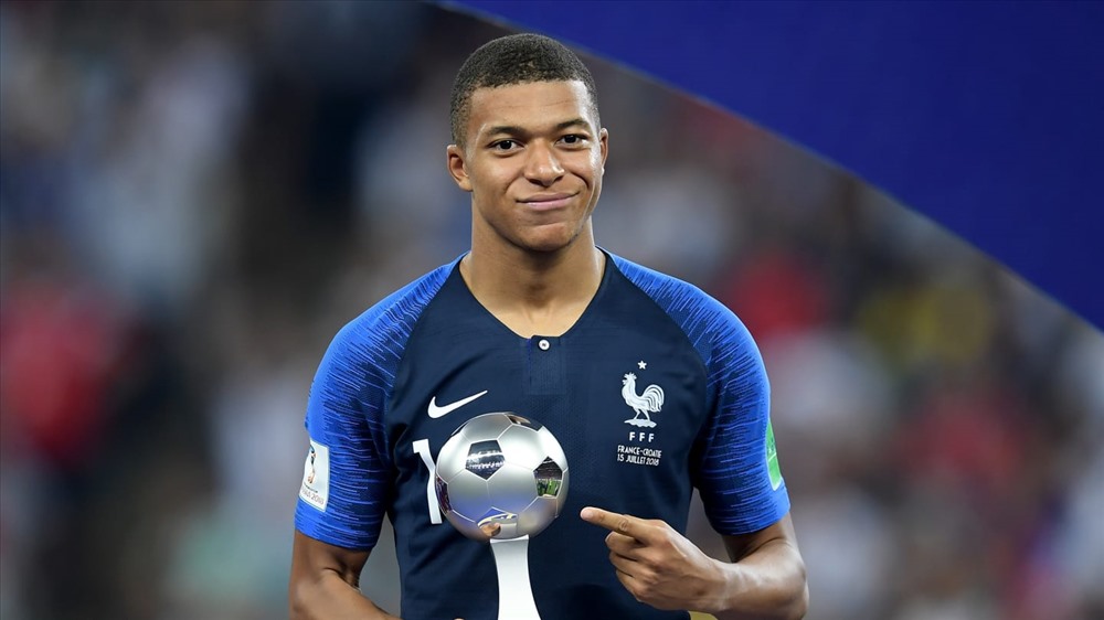 Danh hiệu cầu thủ xuất sắc nhất World Cup 2018 trẻ nhất gọi tên Kylian Mbappe